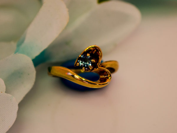 Gold Sapphire Ring