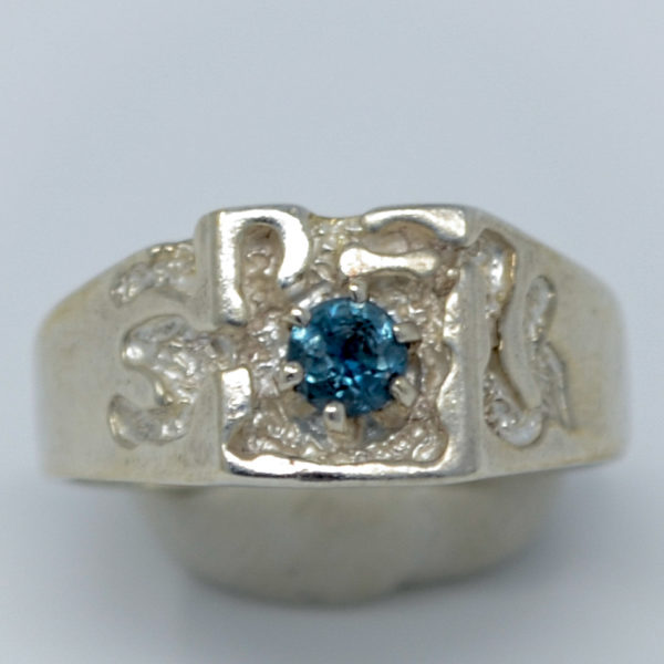 Mens MT Sapphire Ring