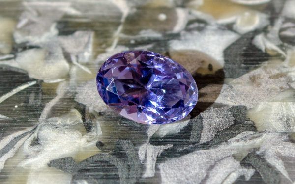 Purple MT sapphire 2.44